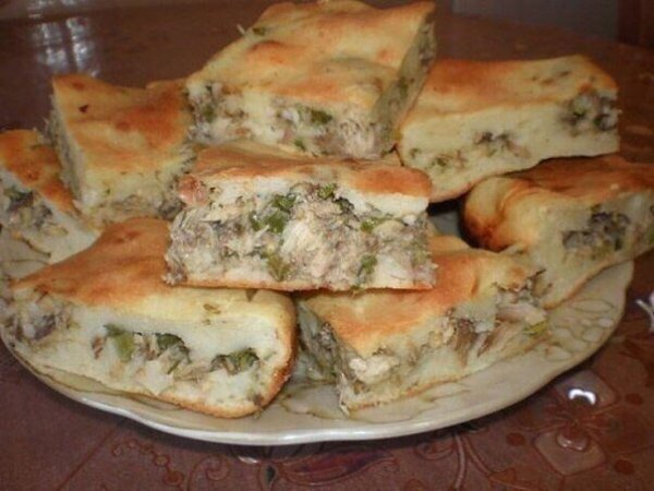 9 БЫСТРЫХ ПИРОГОВ К УЖИНУ. 1) Пирог с мясом ИНГРЕДИЕНТЫ: Для теста: 2 яйца 1/2 ч. л. соли 1 стакан ... - 3