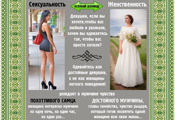 Женское оголение – причина вымирания нации! Обнажённые девушки — оружие массового поражения. Чем ...