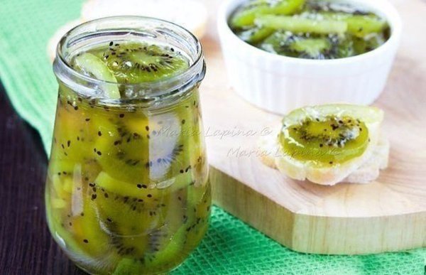 Варенье с киви и лимоном.Очень вкусное варенье с кислинкой лимона и киви. Яркий вкус и цвет, кладезь ...