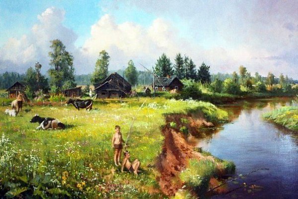 Окунемся в старину... Художник Владимир Жданов. #just_travel #туризм #путешествия - 4