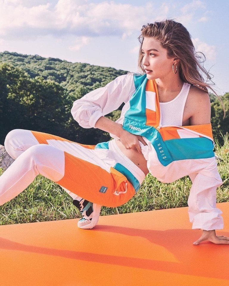         Reebok: Gigi x Reebok.#@ican