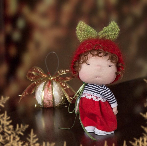 #игрушки@fan_handmade.#новый_год@fan_handmade Куколка