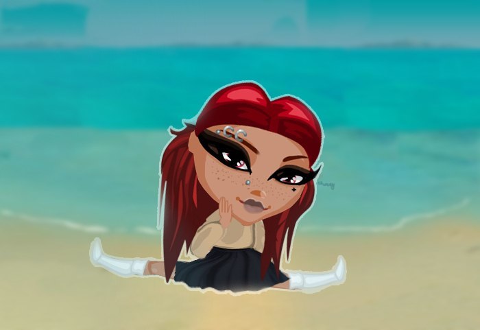 Cute girl (no ;-;) 