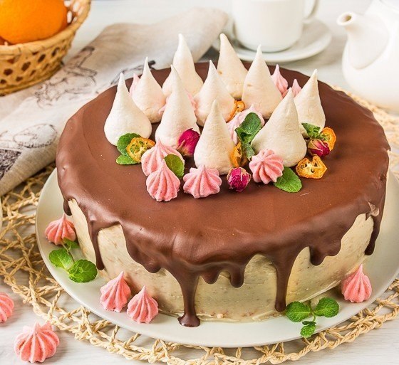 САМЫЙ ВКУСНЫЙ ТОРТ.ИНГРЕДИЕНТЫ:Для бисквита: 5 яиц 225 г сахара 1 ч.л. ванильного сахара 190 г ... - 2