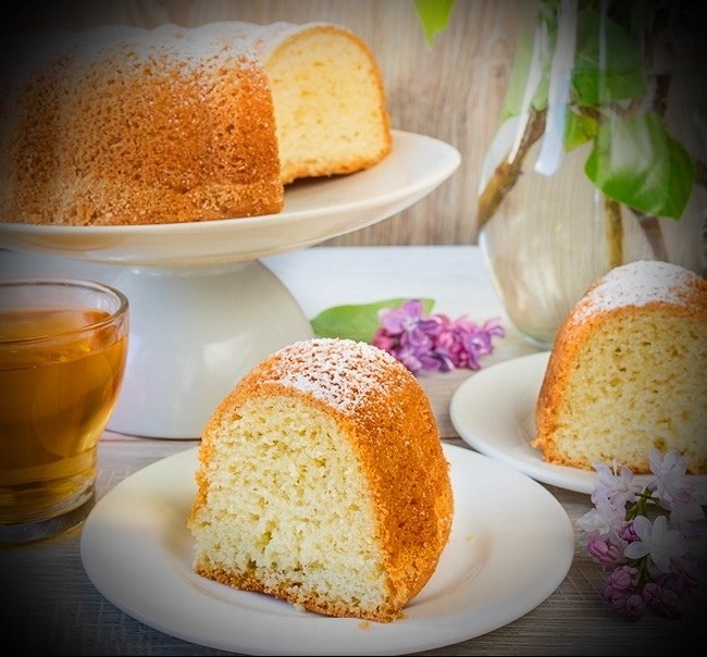ПОЛЬСКИЙ КЕКС ОН ЖЕ БАБКА. Вкусный, нежный и рассыпчатый. Ингредиенты на круглую форму 26 см с ...