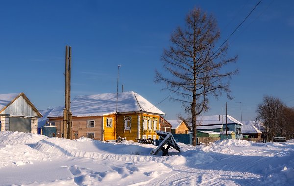 Зимa в руccких дeрeвнях - 9
