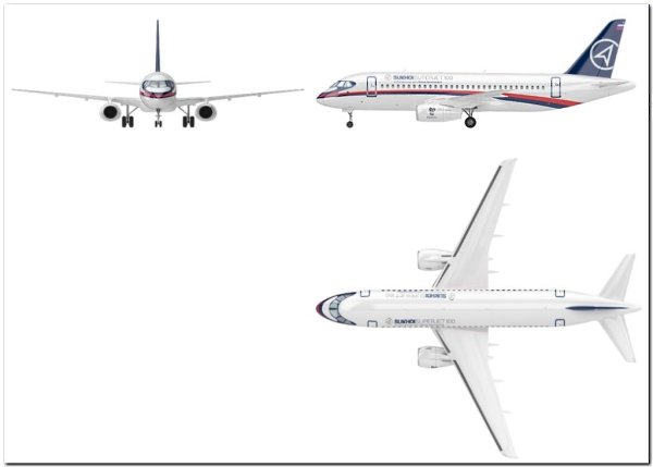 Sukhoi SuperJet 100.Немного правдиво…Итак, кто-то говорит, что это первый российский самолёт со ... - 2