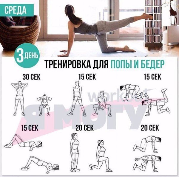 Крутая подборка тренировок на все дни недели! #тренировка@ican - 3