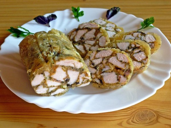 Куриный рулет