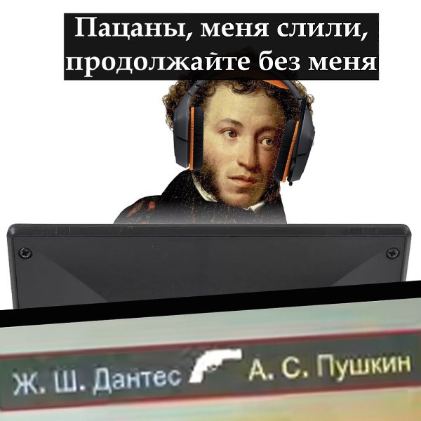 Специально для любителей русской литературы и Counter-Strike