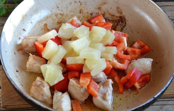 Курица в кисло-сладком соусе с ананасами.Курица в кисло-сладком соусе с ананасами - популярное блюдо ... - 6