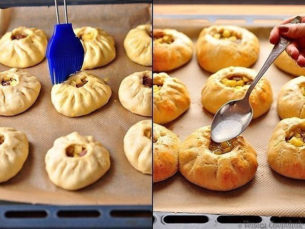 Вак балиш (маленькие пироги с мясом и картошкой) .Вам потребуется: -Мука - 700 гр., -Масло сливочное ... - 4