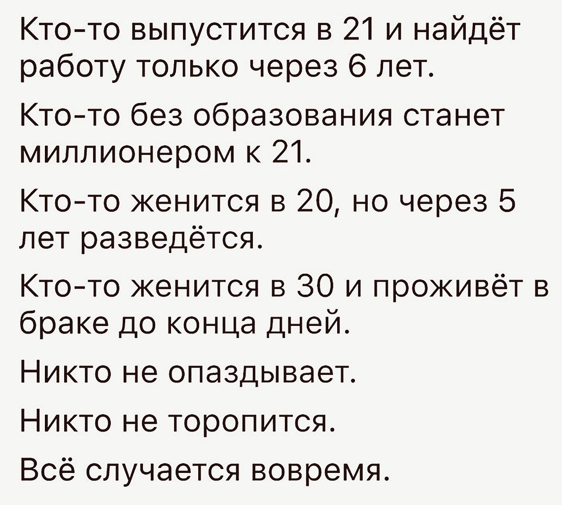 Оптимист написал 27 сентября 2019 в 02:29: &quot;<b>Всему</b> <b>свое</b> <b>время</b>&q...