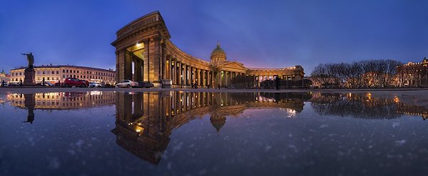 Шедевры архитектуры.Величественный Сант-Петербург. Необычный ракурс
