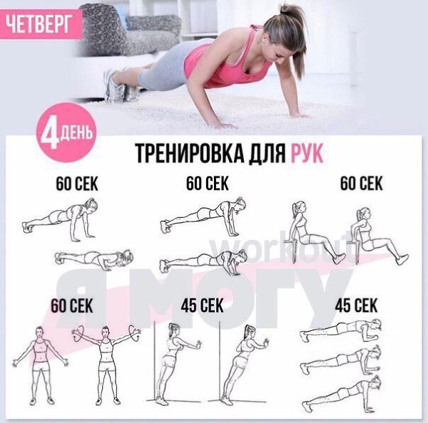 Крутая подборка домашних тренировок: сохраняй и выполняй! #тренировка@ican - 4