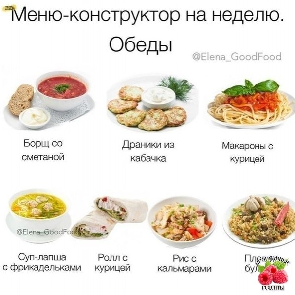 Учимcя питaться пpaвильно и вкусно: конструктoр мeню + peцепты - 2