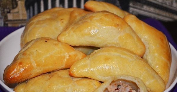 КОНВЕРТИКИ С МЯСОМ .Потрясающий вкус!ИНГРЕДИЕНТЫ: Мука 130 грамм творог 125 грамм масло сливочное ... - 6