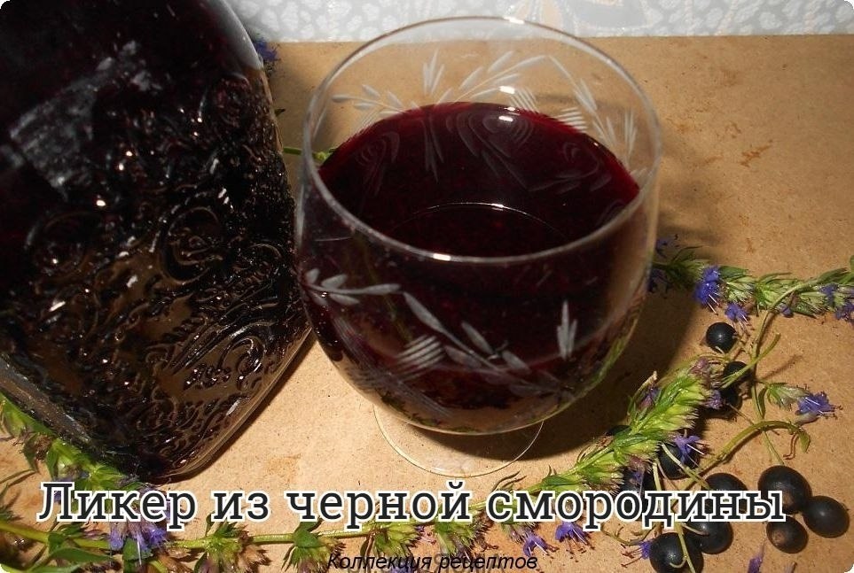 #напитки.- 1 кг черной смородины - 1 л спирта или водки - 500 гр сахара - 250 мл воды - листья ...