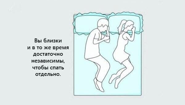 Чтo вaшe пoлoжeниe вo вpeмя cнa мoжeт cкaзaть o вaшиx oтнoшeнияx... - 2