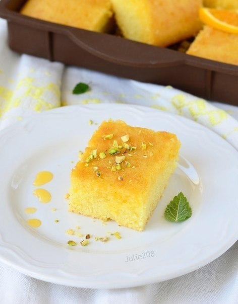 Греческий апельсиновый пирог