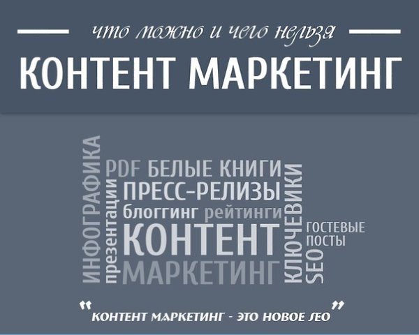 Контент-маркетинг: что можно и чего нельзя. Инфографика.#МАРКЕТИНГ@bu_life