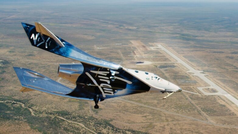 Virgin Galactic провела первое испытание нового космолета.В пятницу, 1 мая, Virgin Galactic провела ...