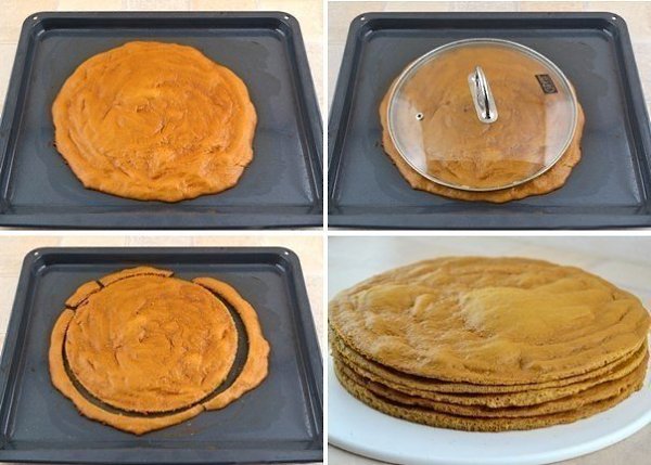 Торт Медовик.Вкуснейший торт из медового теста со сметанным кремом.Ингредиенты:Тесто:3 яйца150 г ... - 4