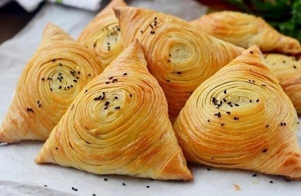 Самса узбекская слоеная.Вкусная, слоеная, сочная и сытная самса понравится всем без ...