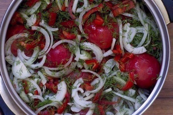 Помидоры закусочные. Отличная закуска из свежих домашних помидорчиков Ингредиенты: Помидоры 1 кг ... - 7
