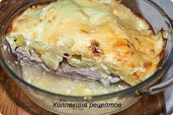 МЯСО ПО-КАПИТАНСКИ.ИНГРЕДИЕНТЫ: 300-400 граммов свинины 4 средних картофелины 1 средняя луковица 50 ...
