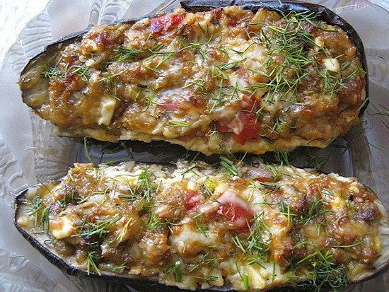 Баклажаны фаршированные по-каталонски. Очень вкусное и интересное блюдо Ингредиенты: ...