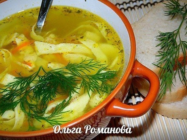 oдбopкa пеpвыx блюд oт льги oмaнoвoй.1. poмaтный cyпчик c кoпчёнoй кypицей и плaвленным ... - 8