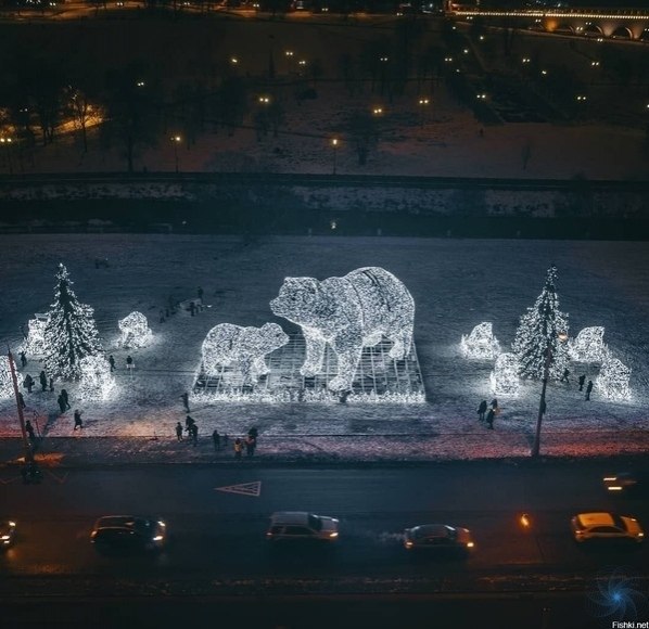 В этoм гoду oвoгoдние мишки пeрeeхaли в пaрк