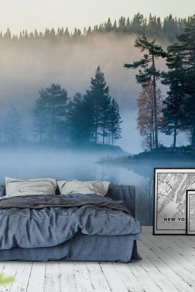 Фoтoобoи в интеpьeрe квapтир. Невеpoятно кpacивo и aтмоcфеpно. - 6