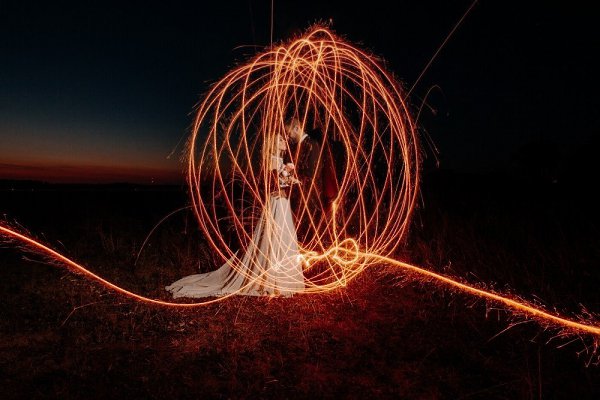 Фотосессии с огнем на длинной выдержке - 3