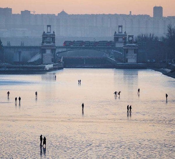 Самый большой каток переместился в район Тушино на канал им.Москвы.Москва: Инструкция по применению!