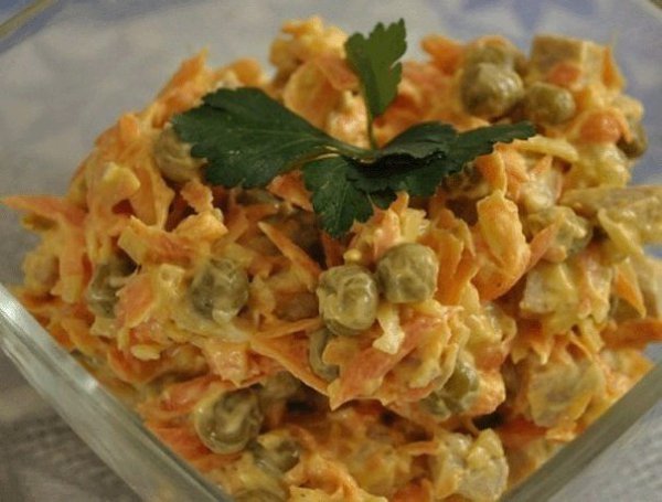 РЕЦЕПТЫ ВКУСНЕЙШИХ САЛАТОВ НА ПРАЗДНИЧНЫЙ СТОЛ.СЛОЕНЫЙ САЛАТ С КРАБОВЫМИ ПАЛОЧКАМИПотребуется по ... - 9
