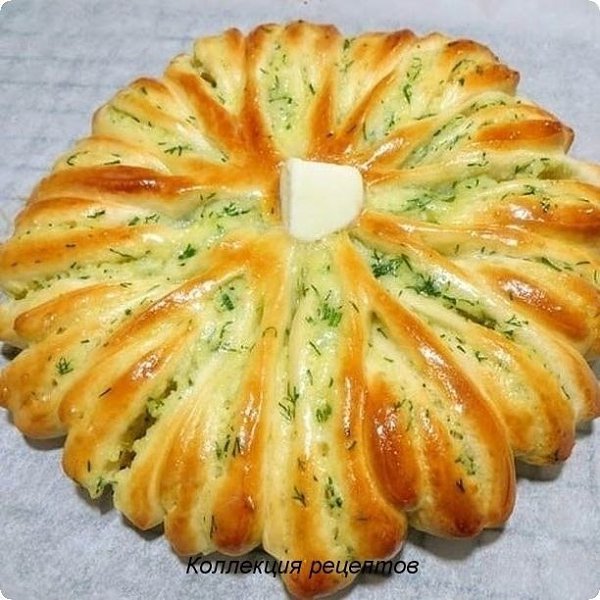 КРАСИВАЯ ЛЕПЕШКА С КАРТОШКОЙ..ИНГРЕДИЕНТЫтесто:мука 300 гр.яйцо 1 шт.сахар 20 гр.дрожжи прессованные ...