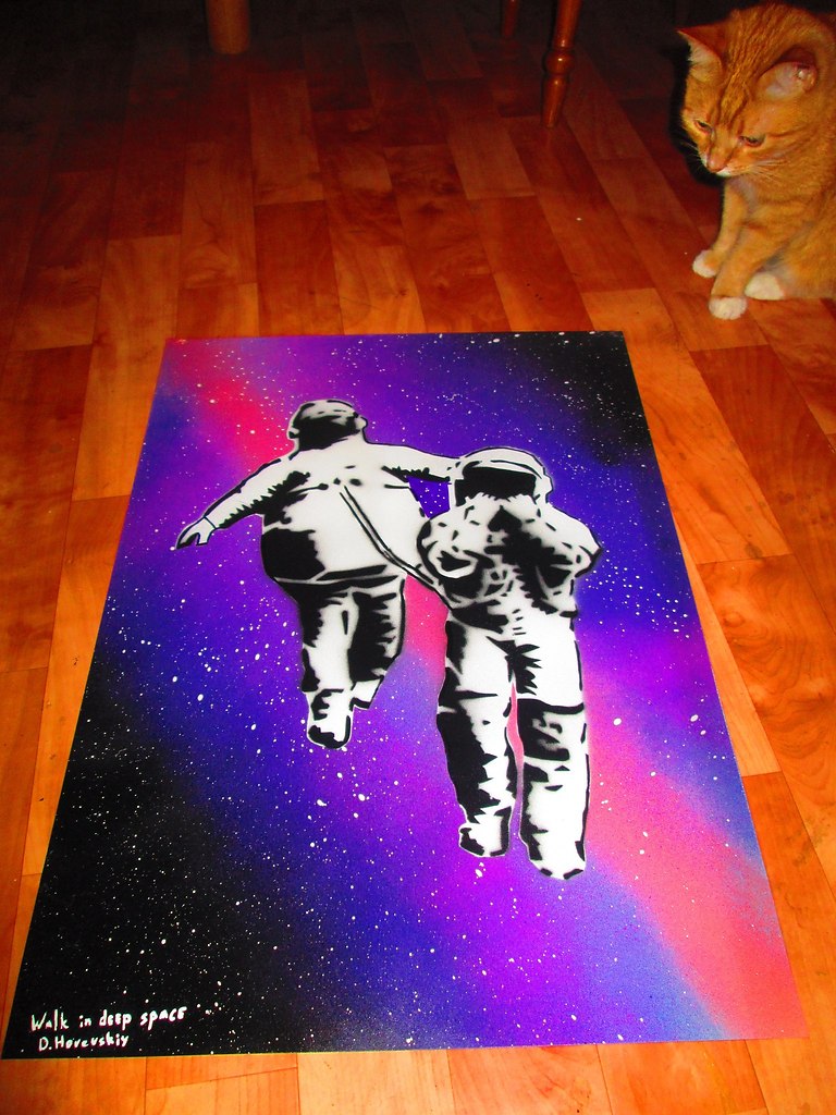 Spray paint by Dima Horevskey.       . - 2