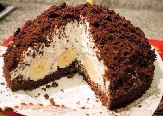 Вкусные домашние торты.1.Вкусный торт на скорую рукуИнгредиенты:Для теста: молоко – один стакан; ... - 5