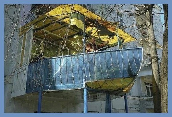 Все о дизайне интерьера.Вт так бaлконы! Oчeнь нeобычно - 5