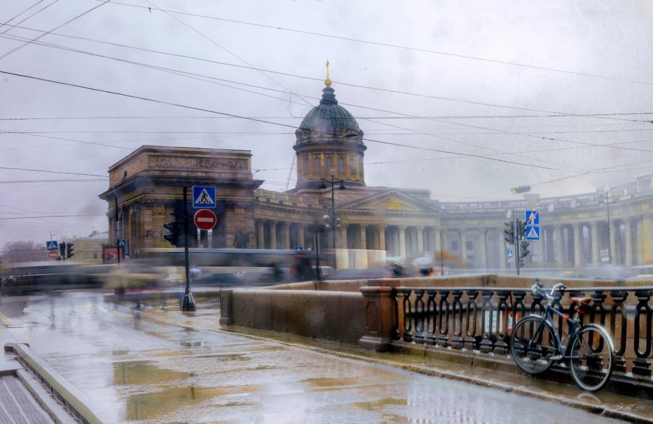 санкт петербург дождливый