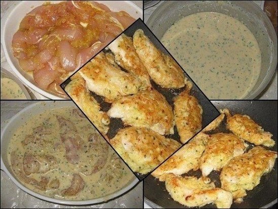 Куриное филе в кляре.Мясо получается сочное, нежное, очень вкусное!...Ингредиенты:куриные грудки - ...
