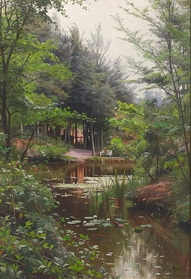  ̸ ̸ (Monsted, Peder Mork,1859-1941)."      , ...