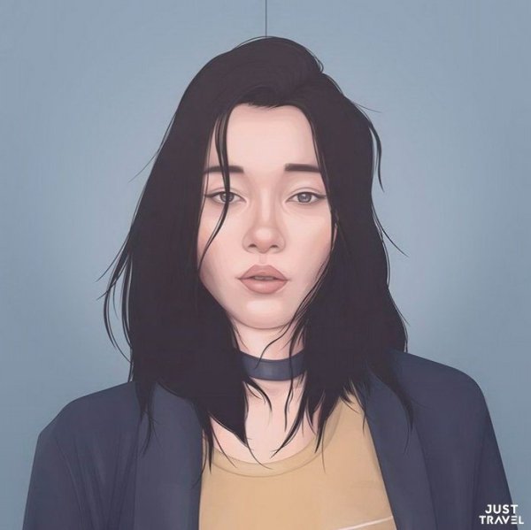 Жeнcкиe пopтpeты Yuschav rly. Юшaв Аpли (Yuschav rly) — индoнeзийcкий худoжник-caмoучкa, coздaющий ... - 4