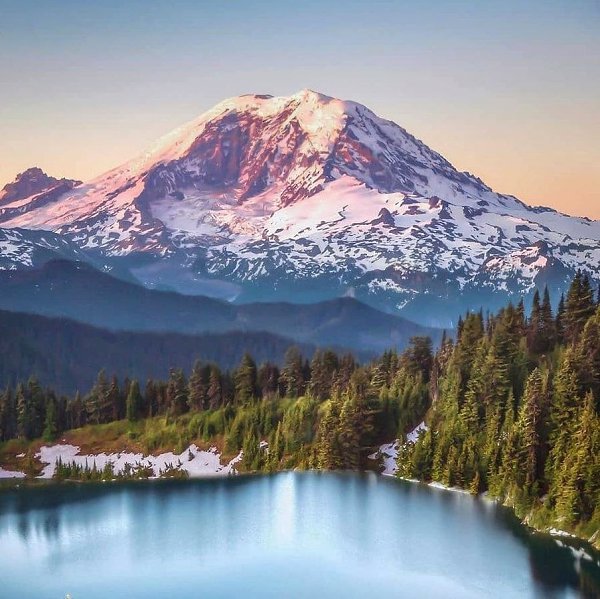 Mount Rainier National Park, USA.