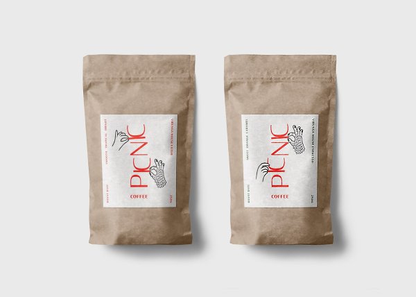Логотип и фирменный стиль specialty-кофейни Picnic Coffee.Кофейня находится в английском городке ... - 3