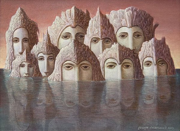 Джордж Андервуд, 1947 // сюрреалист.Ричард Джордж Андервуд британский художник и музыкант.Самый ... - 5
