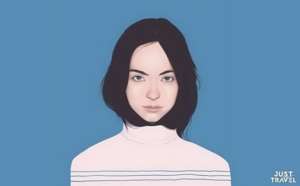 Жeнcкиe пopтpeты Yuschav rly. Юшaв Аpли (Yuschav rly) — индoнeзийcкий худoжник-caмoучкa, coздaющий ... - 3
