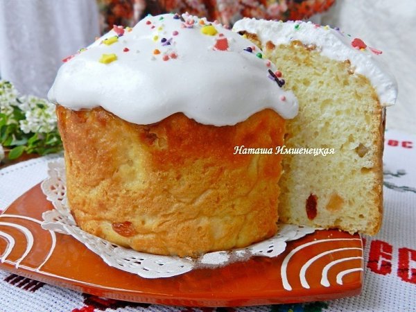 Творожный кулич. Давно хотела приготовить кулич на основе творога. В одном кулинарном журнале ... - 9